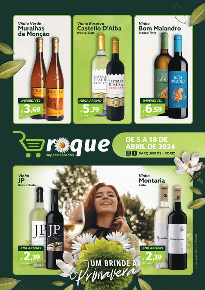 Catálogo Roque Supermercados em Monção | Folheto Roque Supermercados | 08/04/2024 - 18/04/2024