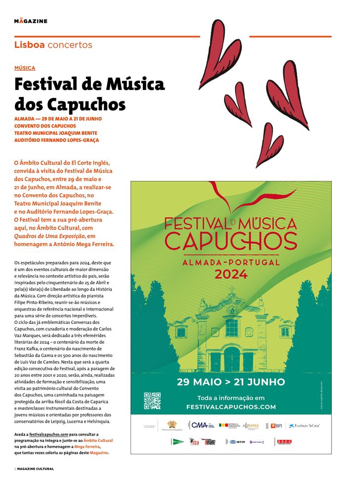 Catálogo El Corte Inglés em Matosinhos | Magazine Cultural | 09/04/2024 - 31/07/2024