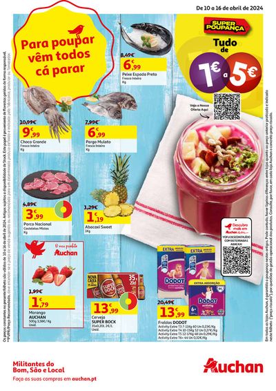 Promoções de Supermercados em Estoril | Para poupar vêm todos cá parar de Auchan | 10/04/2024 - 16/04/2024