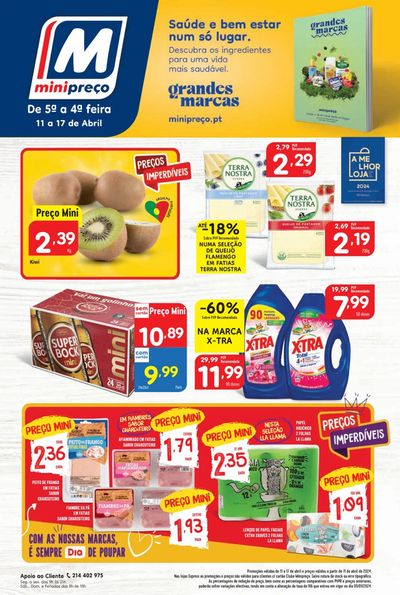 Promoções de Supermercados em Trofa | Folheto Semanal  de Minipreço | 11/04/2024 - 17/04/2024