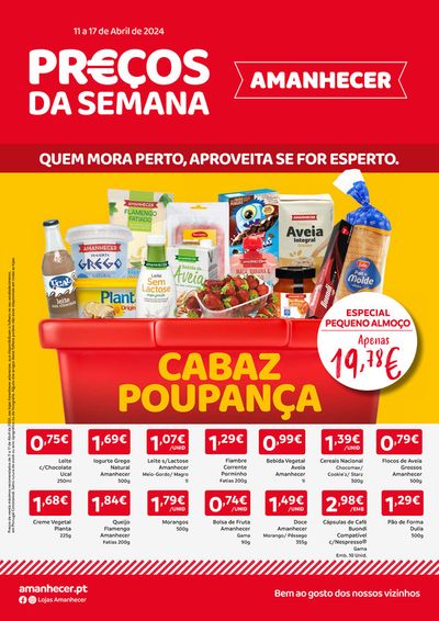 Promoções de Supermercados em Alcobaça | Folheto Amanhecer de Amanhecer | 12/04/2024 - 17/04/2024