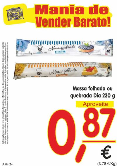 Catálogo Casa Cheia em Ribeira Grande (Açores) | Massa folhada | 12/04/2024 - 24/04/2024