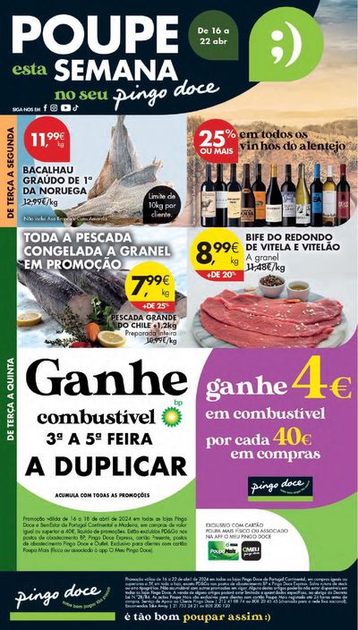 Catálogo Pingo Doce em Amadora | Folheto Pingo Doce | 16/04/2024 - 22/04/2024