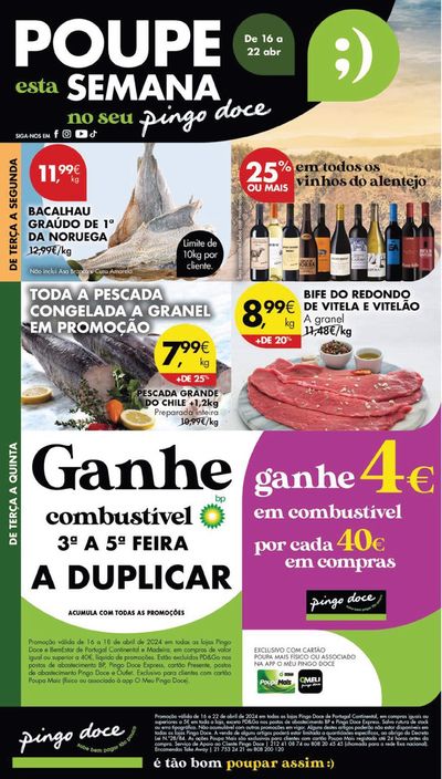 Catálogo Pingo Doce em Sintra | Folheto Pingo Doce | 16/04/2024 - 22/04/2024