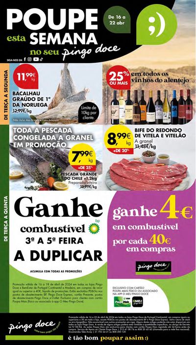 Catálogo Pingo Doce em Cascais | Folheto Pingo Doce | 16/04/2024 - 22/04/2024