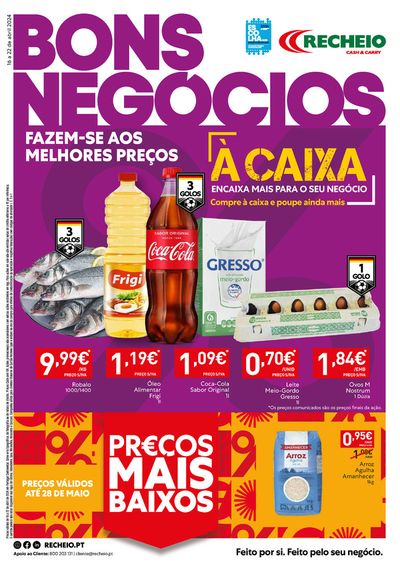 Promoções de Supermercados em Torres Novas | Bons Negócios de Recheio | 18/04/2024 - 22/04/2024