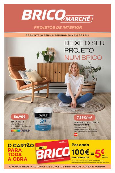 Promoções de Bricolage, Jardim e Construção em Porto | Catálogo Projetos de Interior ! de Bricomarché | 18/04/2024 - 26/05/2024