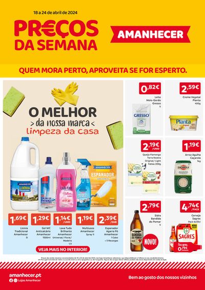 Promoções de Supermercados em Fundão | Folheto Amanhecer  de Amanhecer | 19/04/2024 - 24/04/2024