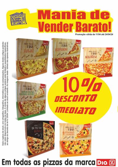 Promoções de Supermercados em Ribeira Grande (Açores) | 10% Desconto Imediato ! de Casa Cheia | 19/04/2024 - 24/04/2024
