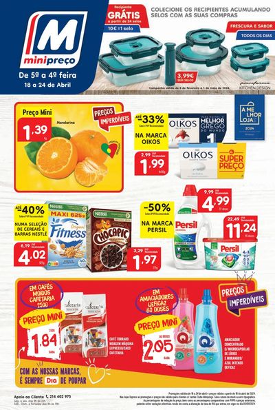 Promoções de Supermercados em Vila Nova de Gaia | Folheto Semanal  de Minipreço | 19/04/2024 - 24/04/2024