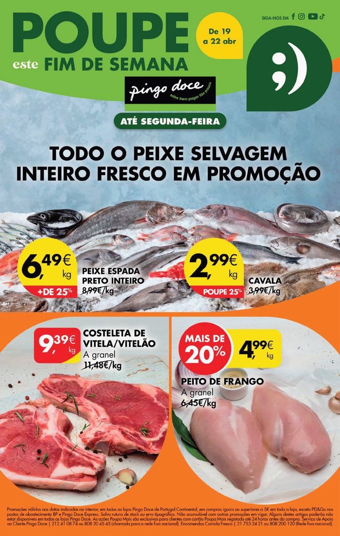 Catálogo Pingo Doce em Braga | Fim De Semana | 19/04/2024 - 22/04/2024