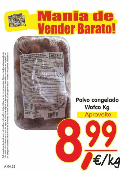 Promoções de Supermercados em Ribeira Grande (Açores) | Polvo de Casa Cheia | 22/04/2024 - 29/04/2024