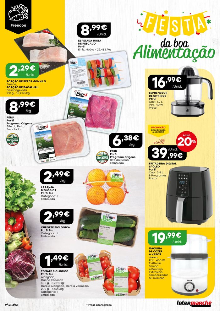 Catálogo Intermarché em Amadora | Festa da boa Alimentação | 25/04/2024 - 08/05/2024