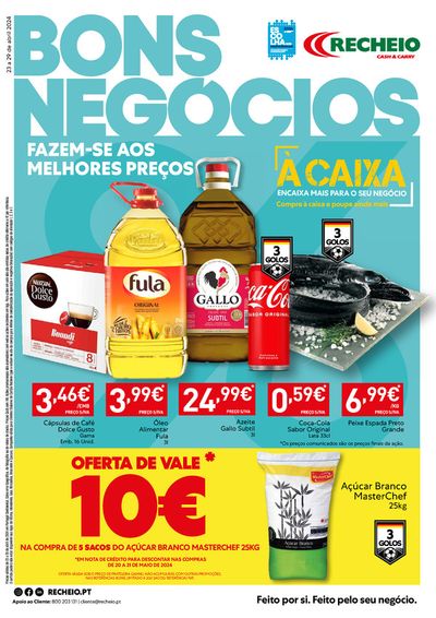 Promoções de Supermercados em Vila Real de Santo António | Bons Negócios de Recheio | 23/04/2024 - 29/04/2024