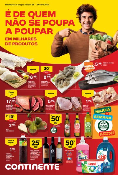 Promoções de Supermercados | Semanal Continente Bom Dia de Continente Bom dia | 24/04/2024 - 29/04/2024