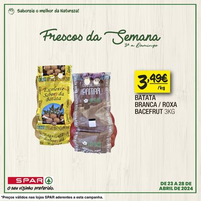 Catálogo SPAR em Silves | Frescos Da Semana | 25/04/2024 - 28/04/2024