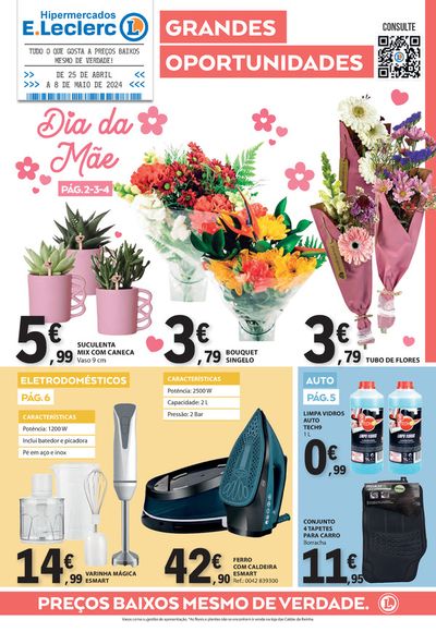 Promoções de Supermercados | Folheto Não Alimentar de E.Leclerc | 25/04/2024 - 08/05/2024
