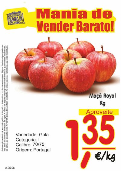 Promoções de Supermercados em Lagoa | Maça Royal de Casa Cheia | 26/04/2024 - 08/05/2024