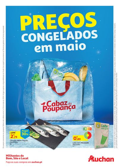 Catálogo Auchan em São Pedro da Cadeira | Cabaz da Poupança - Especial Maio | 01/05/2024 - 31/05/2024