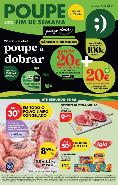 Catálogo Pingo Doce em Almada | Folheto Pingo Doce | 29/04/2024 - 29/04/2024