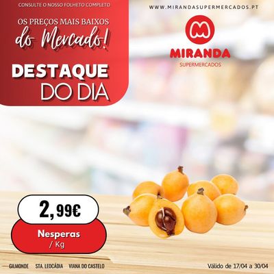 Catálogo Miranda Supermercados em Barcelos | Nesperas | 29/04/2024 - 30/04/2024