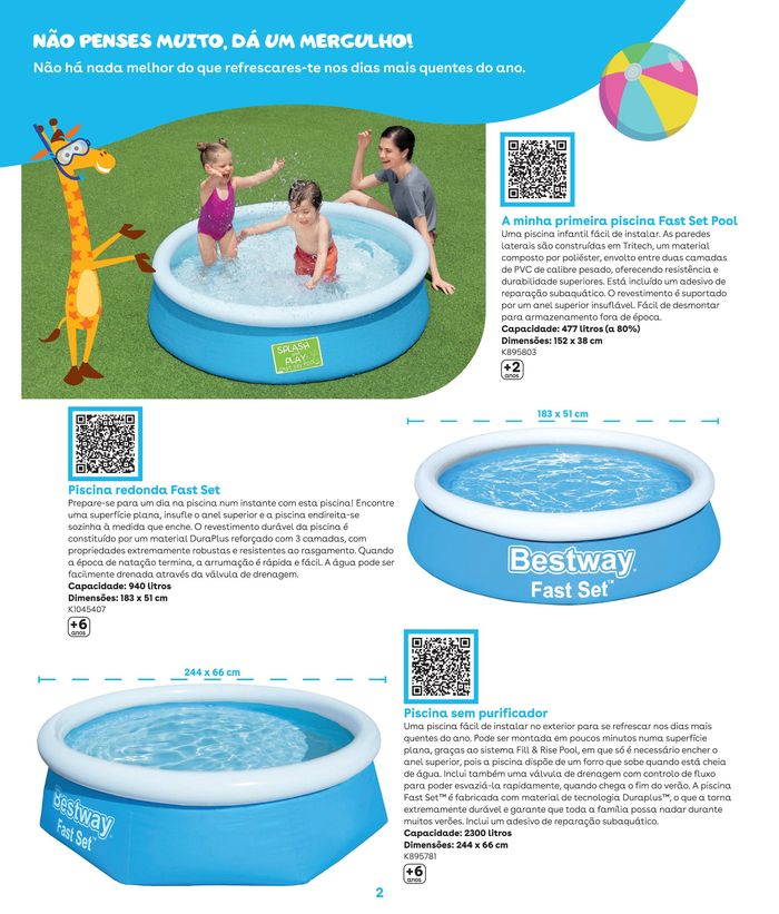 Catálogo Toys R Us | Guia de piscinas e jogos de água | 06/05/2024 - 31/07/2024