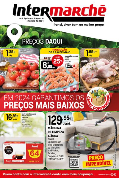 Promoções de Supermercados em Proença-a-Nova |  Por si, viver bem ao melhor preço de Intermarché | 02/05/2024 - 08/05/2024