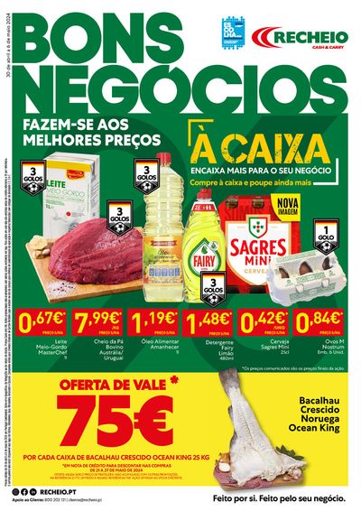 Promoções de Supermercados em Golegã | Bons Negócios  de Recheio | 30/04/2024 - 06/05/2024