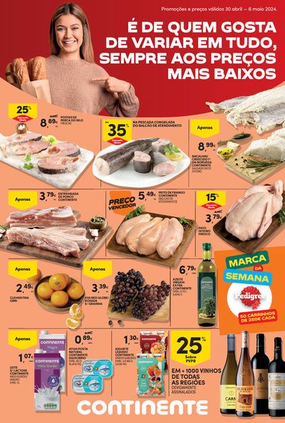 Promoções de Supermercados em Fornos de Algodres | Folheto Semanal Continente Bom Dia de Continente Bom dia | 02/05/2024 - 06/05/2024