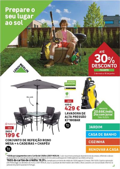 Promoções de Bricolage, Jardim e Construção em Carvalhosa | Descontos Até 30% de Leroy Merlin | 02/05/2024 - 18/06/2024