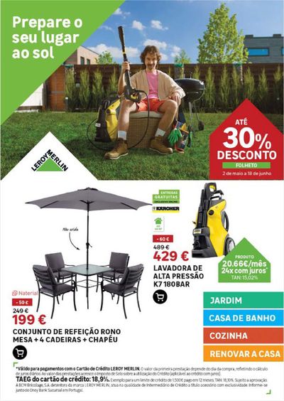 Promoções de Bricolage, Jardim e Construção em Vila Franca do Campo | Descontos Até 30% ! de Leroy Merlin | 02/05/2024 - 18/06/2024