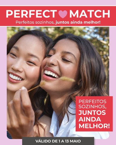 Promoções de Cosmética e Beleza | Perfect Match de Yves Rocher | 02/05/2024 - 13/05/2024
