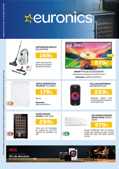 Promoções de Informática e Eletrónica em Arouca | Folheto Digital de Euronics | 02/05/2024 - 05/05/2024