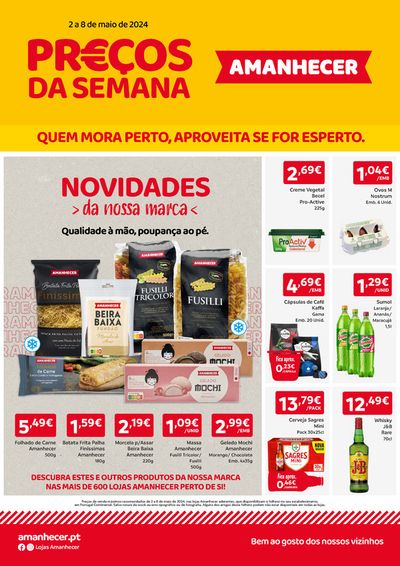 Promoções de Supermercados em Canha | Folheto Amanhecer de Amanhecer | 03/05/2024 - 08/05/2024