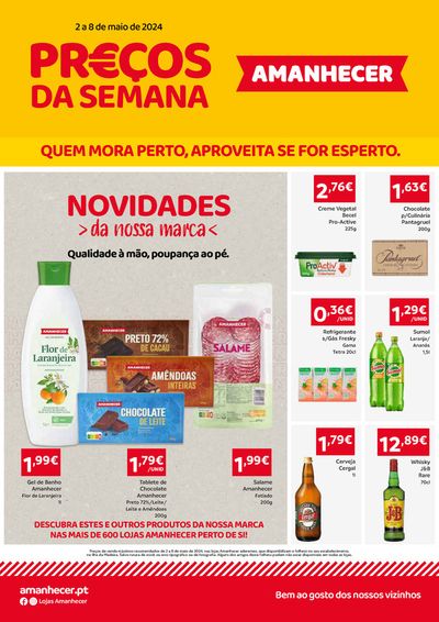 Promoções de Supermercados em Canhas | Folheto Amanhecer ! de Amanhecer | 03/05/2024 - 08/05/2024