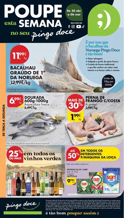 Catálogo Pingo Doce em Ovar | Folheto Pingo Doce | 03/05/2024 - 06/05/2024