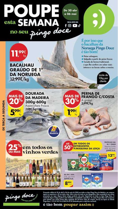 Catálogo Pingo Doce em Funchal | Folheto Pingo Doce. | 03/05/2024 - 06/05/2024
