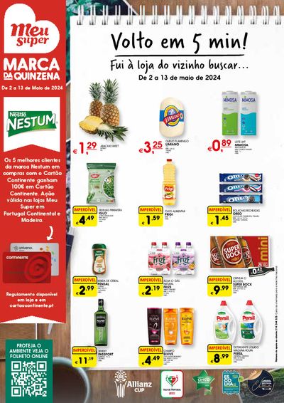 Promoções de Supermercados em Canha | Folheto Meu Super ! de Meu Super | 03/05/2024 - 13/05/2024