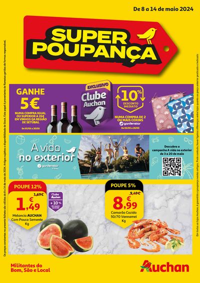 Promoções de Supermercados em Lamaçães | Super Poupança de Auchan | 08/05/2024 - 14/05/2024