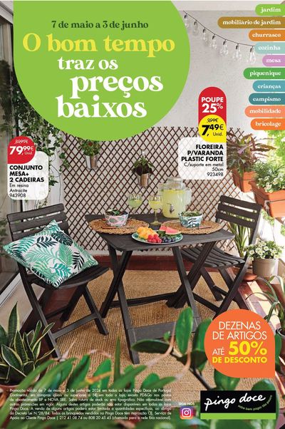 Catálogo Pingo Doce em Oliveira de Frades | Folheto Pingo Doce. | 07/05/2024 - 03/06/2024