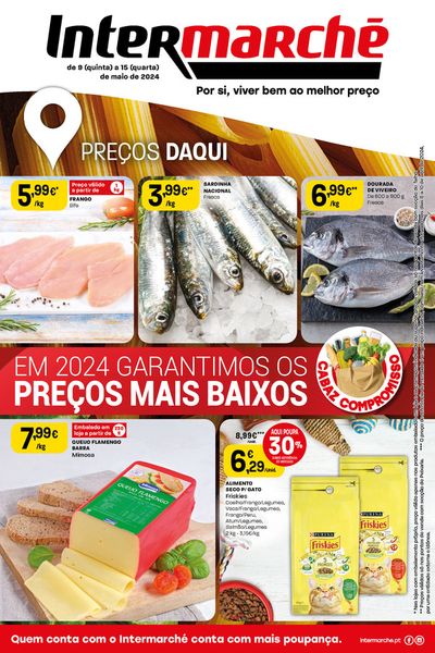 Promoções de Supermercados em Mação | Por si, viver bem ao melhor preço de Intermarché | 09/05/2024 - 15/05/2024