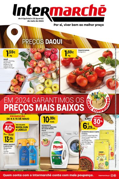 Promoções de Supermercados em Boliqueime | Por si, viver bem ao melhor preço de Intermarché | 09/05/2024 - 15/05/2024