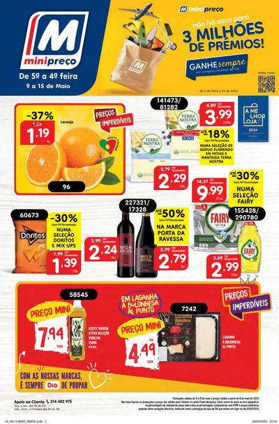 Promoções de Supermercados em Alfândega da Fé | Folheto Semanal 09 05 2024 de Minipreço | 09/05/2024 - 15/05/2024