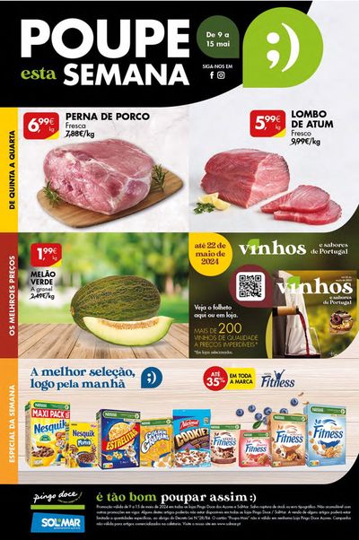 Catálogo Pingo Doce em Arrifes | Folheto Pingo Doce | 09/05/2024 - 15/05/2024