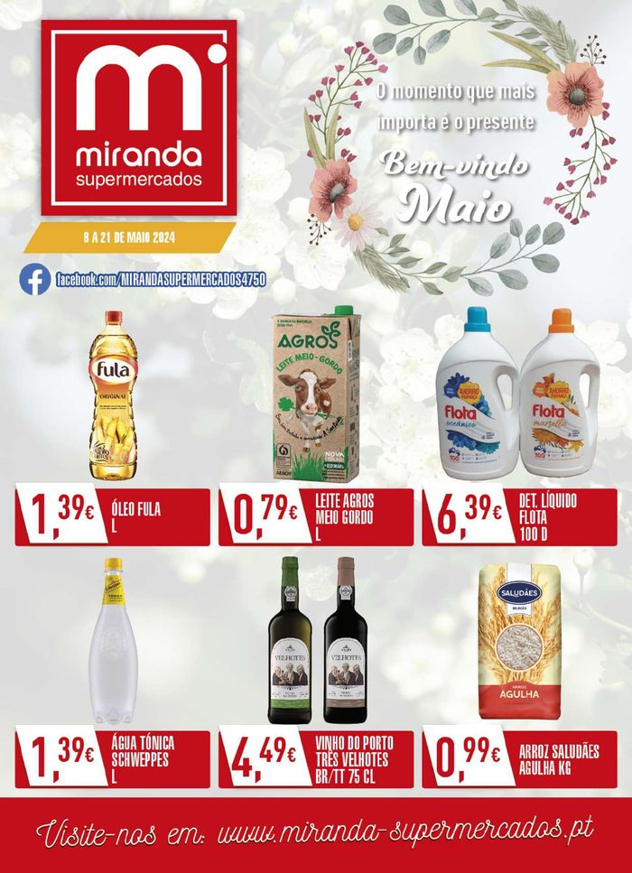 Catálogo Miranda Supermercados | Folheto Miranda Supermercados ! | 09/05/2024 - 21/05/2024