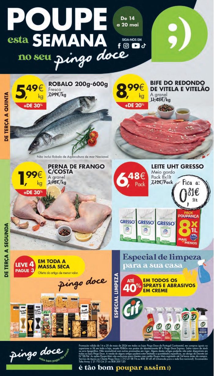 Catálogo Pingo Doce em Leiria | Poupe esta Semana | 14/05/2024 - 20/05/2024
