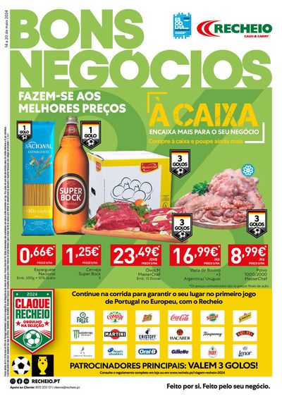 Promoções de Supermercados em Leiria | Bons Negócios de Recheio | 14/05/2024 - 20/05/2024