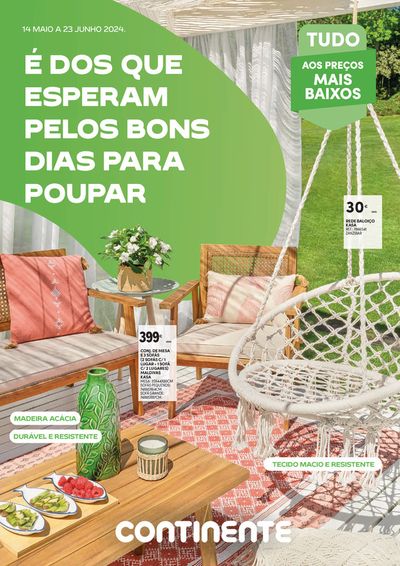 Catálogo Continente em Braga | Ar Livre: É dos que esperam pelos bons dias para poupar | 14/05/2024 - 23/06/2024