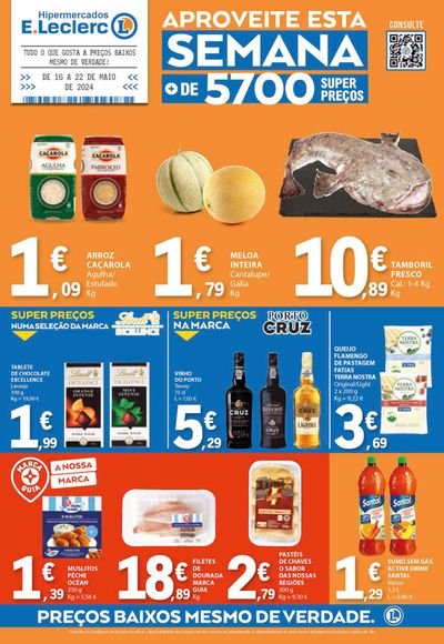 Promoções de Supermercados em Boticas | Folheto Semanal! de E.Leclerc | 16/05/2024 - 22/05/2024
