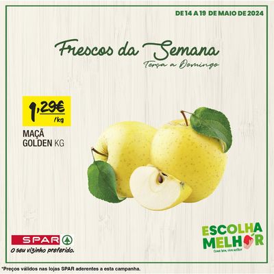 Catálogo SPAR em Vieira de Leiria | Maçã Golden | 17/05/2024 - 19/05/2024